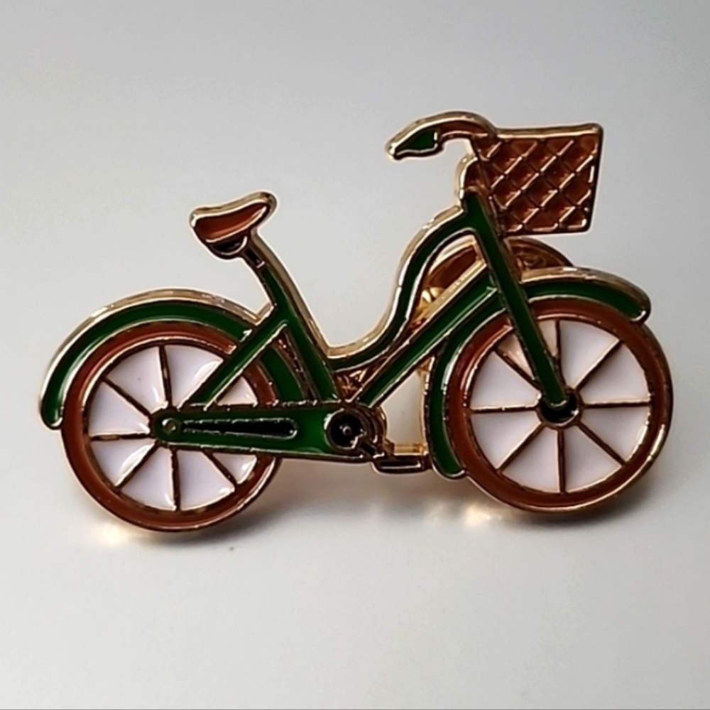 BICYCLE PIN brooch